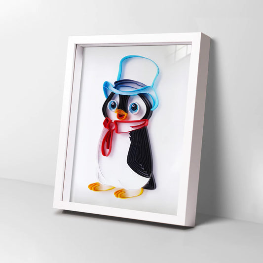 Penguin with hat (20.32cm*25.4cm)